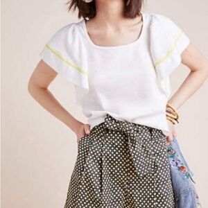 Maeve by Anthropologie
Flutter Top Blouse